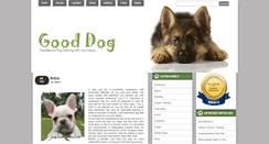 Desktop Screenshot of gooddog.co.za