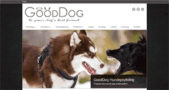 Desktop Screenshot of gooddog.no