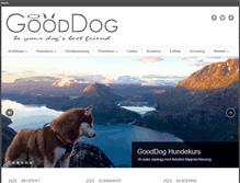 Tablet Screenshot of gooddog.no